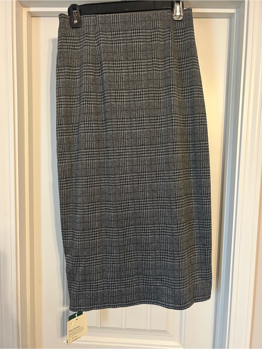 HALARA Gray Glen Plaid Pencil Skirt